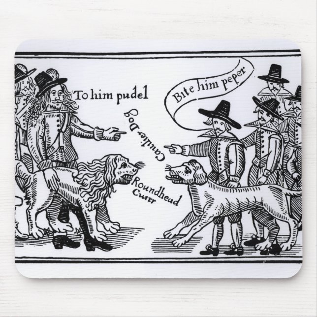 Zu ihm beißen Pudel, ihn Peper Mousepad (Vorne)