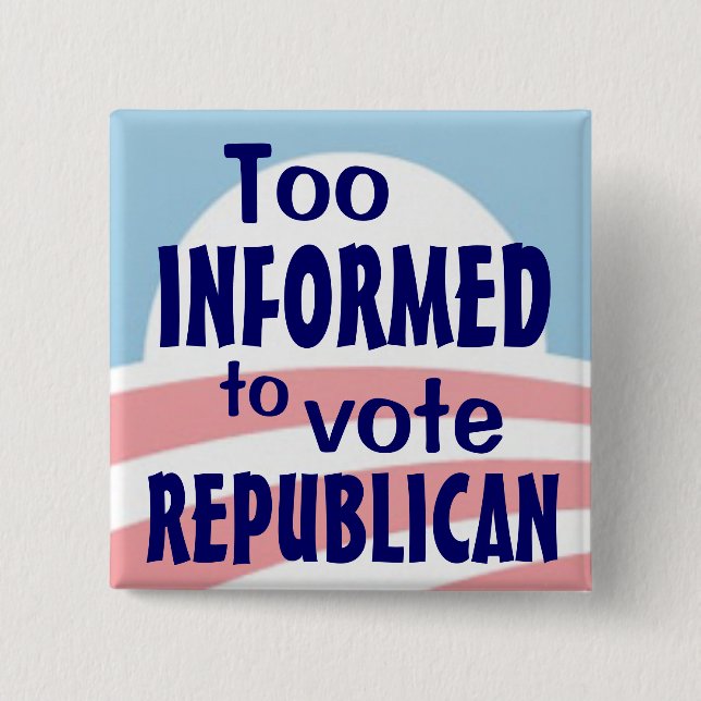 Zu informierter Knopf Button (Vorderseite)