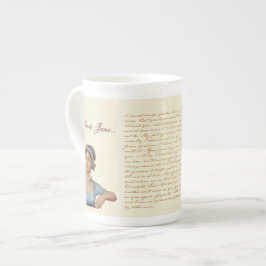 Zu Jane Austen-Zitat-Tee-Schale zitieren Prozellantasse