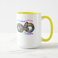 Zu jeder Seite gehören - Autismus Puzzle Tasse