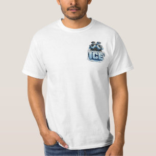 zu kalt um Eis zu falten T-Shirt