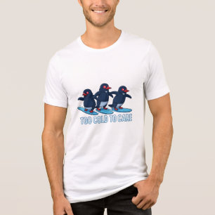 Zu kalt, um sich zu kümmern Tri-Blend shirt