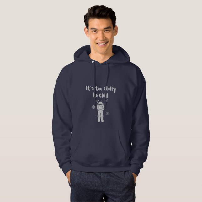 Zu kühl hoodie (Vorne ganz)