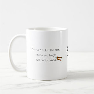 Zu kurz geschnitten! kaffeetasse