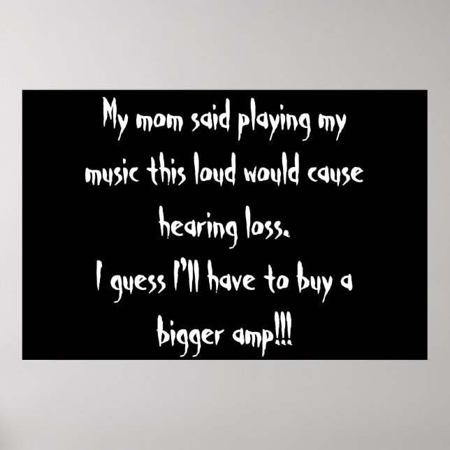 zu laut? poster (Vorne)