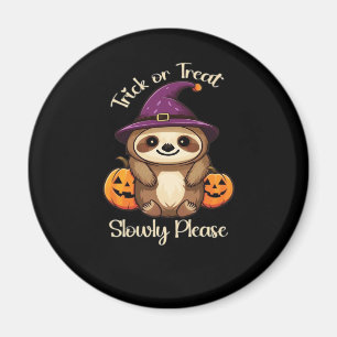 Zu lazy, um Beängstigend Niedliches Halloween Clas Magnet