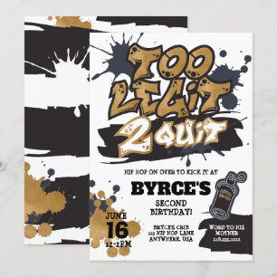 Zu Legit, um die Einladung zum Geburtstag zu beend