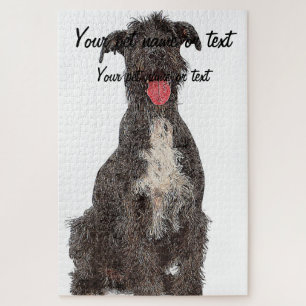 Zu liebenswert, Riesenschnauzer-Hund Puzzle