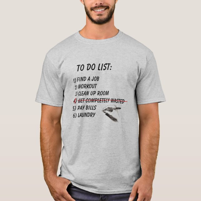Zu Listen-T - Shirt tun (Vorderseite)