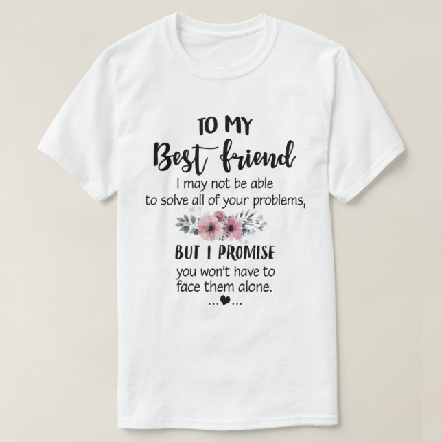 Zu meinem besten Freund Shirt (Design vorne)