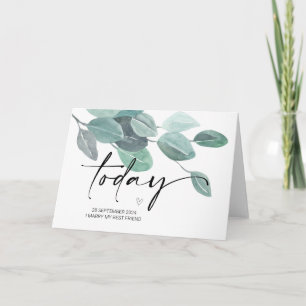 zu meinem Bräutigam an unserem Hochzeitstag von Ve Karte