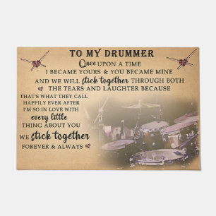 Zu meinem Drummer Doormat, Drum Player Geschenk Fußmatte