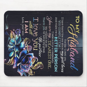 zu meinem Ehemannbrief, zu meinem Geschenk für mei Mousepad