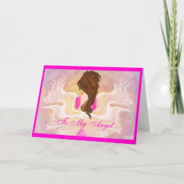 "Zu meinem Engel" Valentinstag-Karte Feiertagskarte
