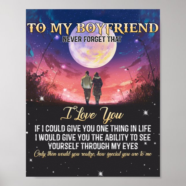 Zu meinem Freund habe ich dich Liebe Poster (Vorne)