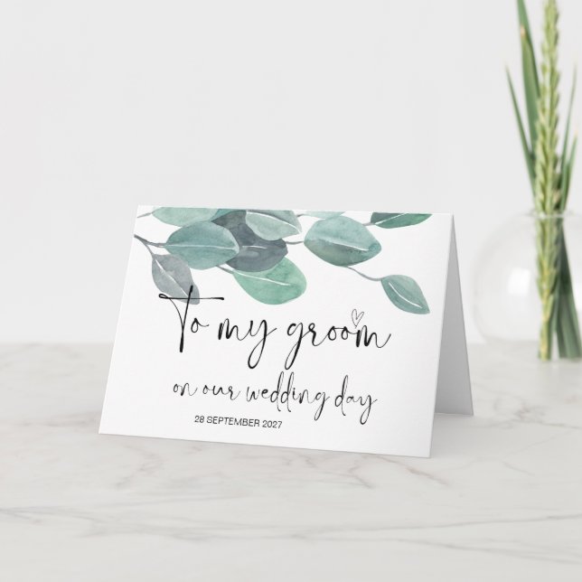 Zu meinem Gärtneraum von der Braut, die unsere Hoc Karte (Vorderseite)