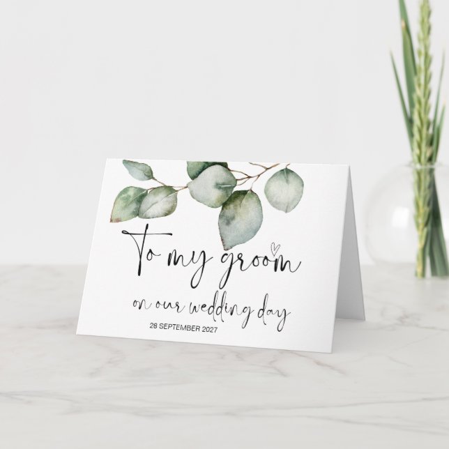 Zu meinem Gärtneraum von der Braut, die unsere Hoc Karte (Vorderseite)