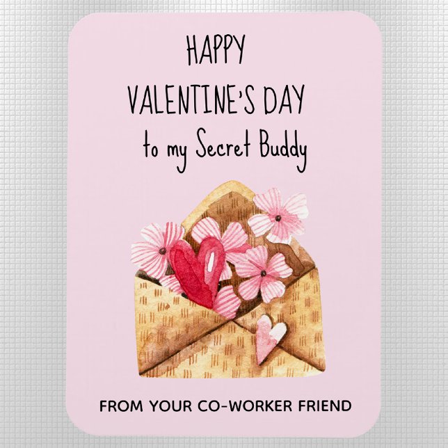 Zu meinem geheimen Buddy Valentine's Day Flexible  Magnet (Von Creator hochgeladen)