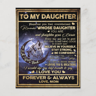 Zu meinem Geschenk an meine Tochter Schmetterlinge Flyer