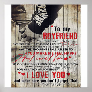 Zu meinem Geschenk für den Ehemann Love Husband Poster