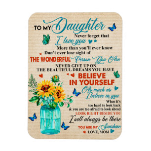 Zu meinem Geschenk, Schmetterling Lover, Sonnenblu Magnet