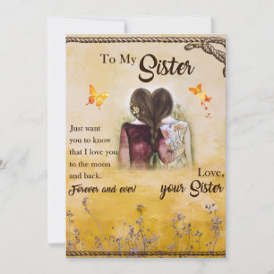 Zu meinem Geschenk, Schmetterlingsliebe, Blumenges Feiertagskarte