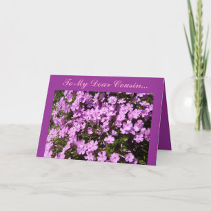 Zu meinem lieben Cousin… Karte