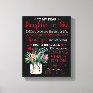 Zu meinem lieben Juristen Leinwanddruck