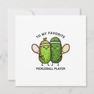 Zu meinem Lieblings-Pickleball-Player Karte