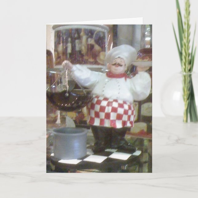 ZU MEINEM LIEBLINGTEN KOCH AM GEBURTSTAG KARTE (Vorderseite)