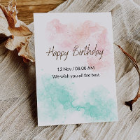 Zu meinem liebsten Babe glücklichen Geburtstag, Li