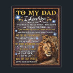 Zu meinem Lion Vater Geschenk, Vater Geburtstagsge Flyer<br><div class="desc">Zu meinem Lion Vater Geschenk, Vater Geburtstagsgeschenk Idee</div>