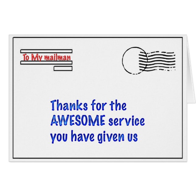 zu meinem Mailman (Vorderseite (Horizontal))