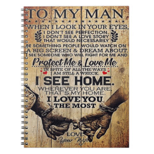 Zu meinem Mann Geschenk   Sonderbrief an den Ehema Notizblock