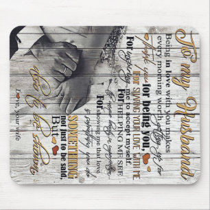 Zu meinem Mann Mein Ehemann-Brief Niedlich vorh Mousepad