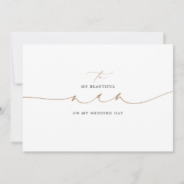 Zu meinem Nan an meinem Hochzeitstag Elegant