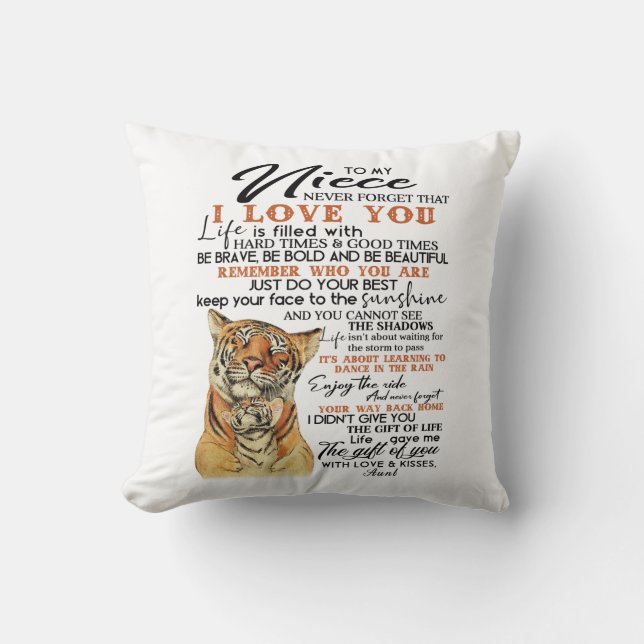 Zu meinem Nest Kissen (Vorderseite)