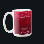 Zu meinem Seelenverwandten Liebe ich dich Kaffeetasse<br><div class="desc">Dekoration der Liebe,  geeignet für Valentiner Geschenk oder Hochzeit,  Geburtstag,  Jubiläum</div>