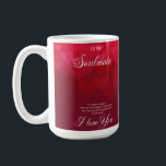Zu meinem Seelenverwandten Liebe ich dich Kaffeetasse<br><div class="desc">Dekoration der Liebe,  geeignet für Valentiner Geschenk oder Hochzeit,  Geburtstag,  Jubiläum</div>