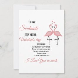 Zu meinem Seelenverwandten, noch ein Valentinstag Feiertagskarte