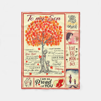 Zu meinem Sohn Blanket Fleecedecke