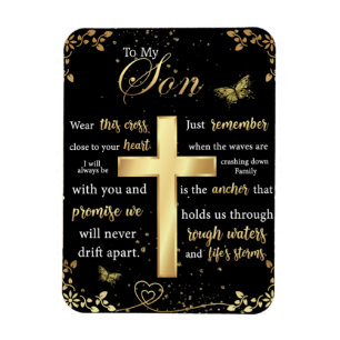 Zu meinem Sohn Geschenk, Schmetterling Lover, Blum Magnet