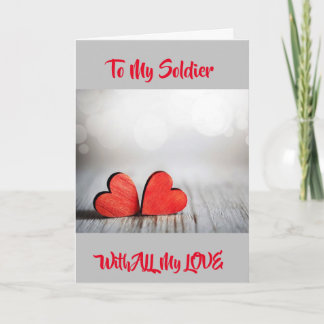 ZU MEINEM SOLDIER IM ERNTEDANK MIT LIEBE FEIERTAGSKARTE