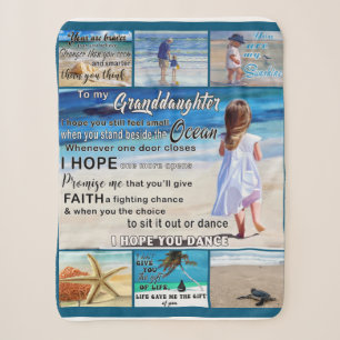 Zu meinem Strand von Grantoine und Meer mein Sonne Sherpadecke