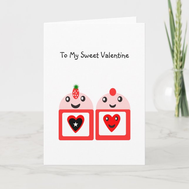 Zu meinem süßen Valentine Feiertagskarte (Vorderseite)