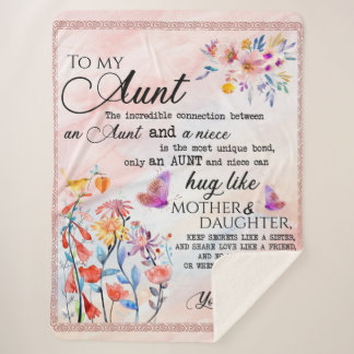 zu meinem Tante-Geschenk, Schmetterlingsgeschenk v Sherpadecke