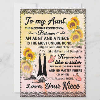 zu meinem Tante-Geschenk, Sonnenblumengeschenk von