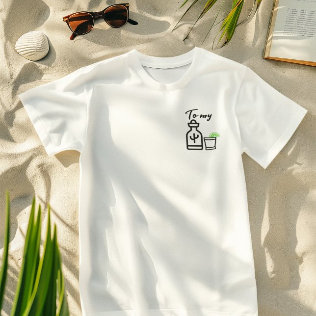 Zu meinem Tequila, Minimalistisch, Fun Couple Matc T-Shirt (Von Creator hochgeladen)