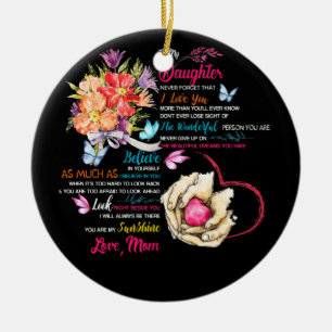 zu meinem Tochtergeschenk von einer Mama-Matchfami Keramik Ornament