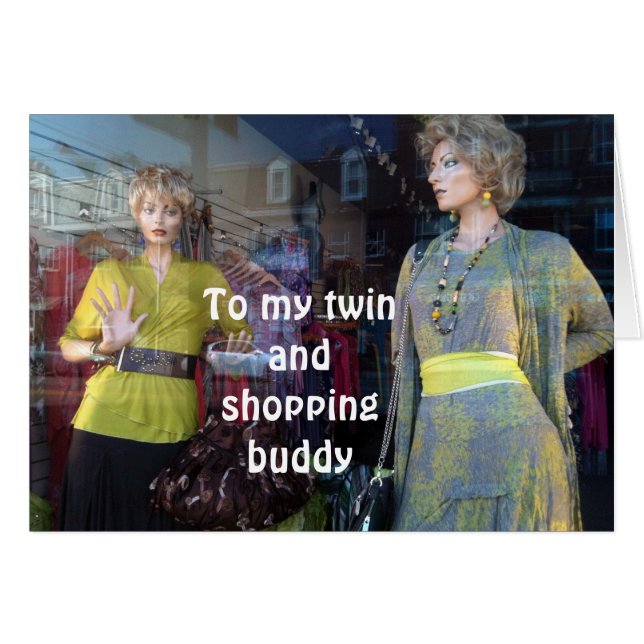 ZU MEINEM "TWIN" UND "SHOPPPING BUDDY" (Vorderseite (Horizontal))